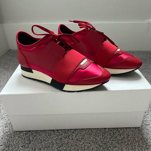 Balenciaga Red Race Runners - Picture 5 of 10